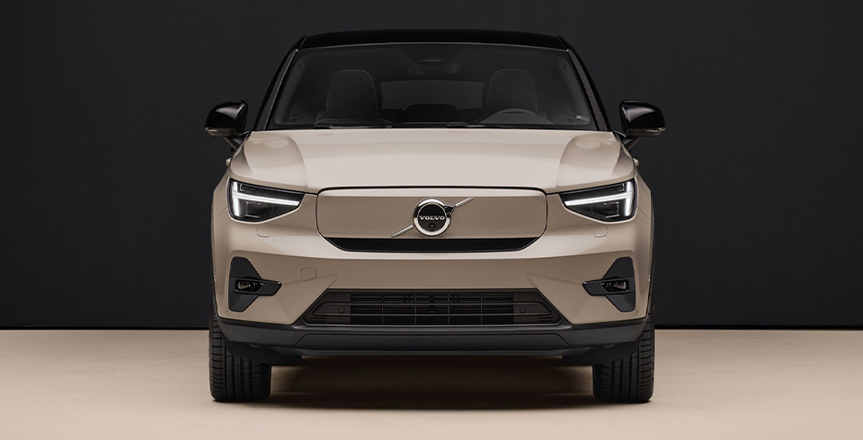 Fronten av en Volvo XC40