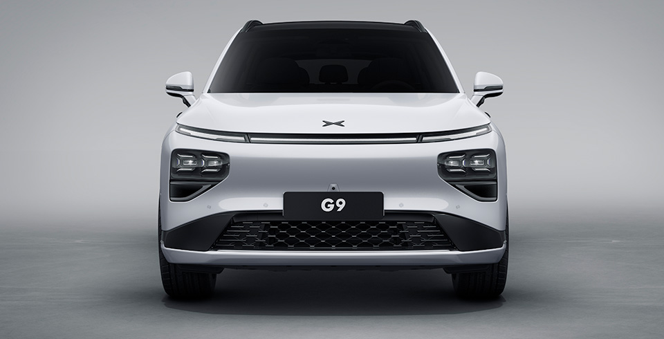 Fronten av XPENG G9